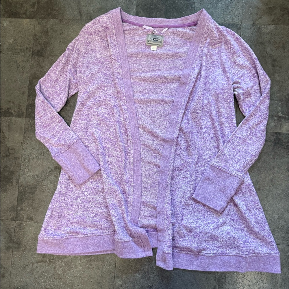 UGG Cozy Open Front Drape Cardigan | Soft Knit Lounge Sweater size small